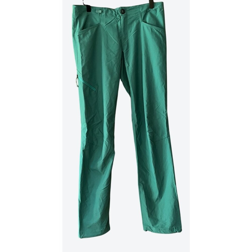 Patagonia Women's Size 6 Aqua Green Lightweight Hiking Pants 30" x 31"
